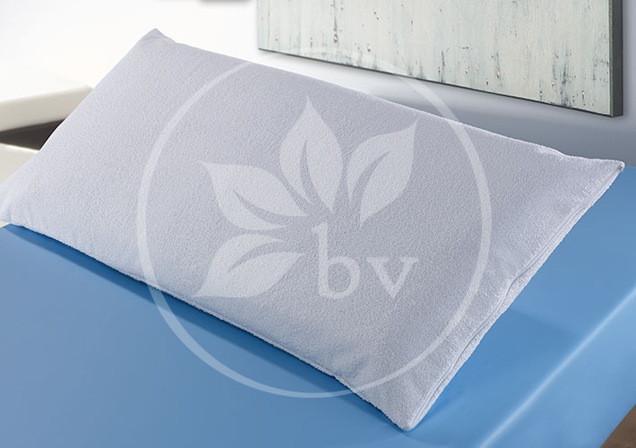 Ref. 02063 TERRY PILLOWCASES 100% BREATHABLE WATERPROOF COTTON WITH PU COATING